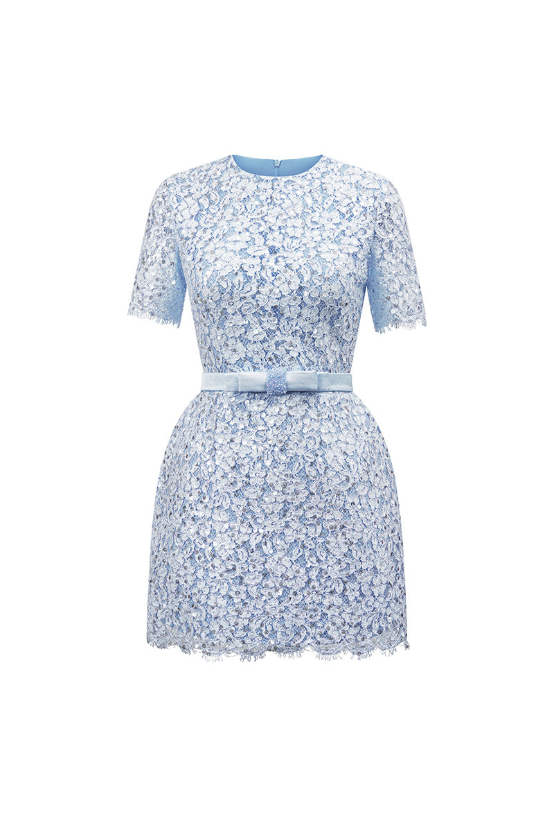 gianna blue dress The Gianna Dress in Denim Blue Windsor main image 1
