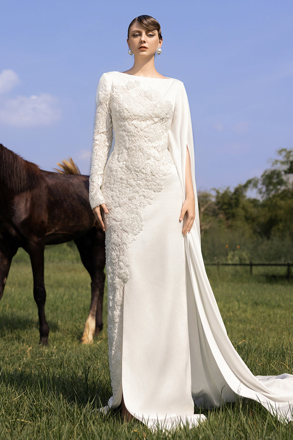 Gossamer Silk Maxi Dress White / XL