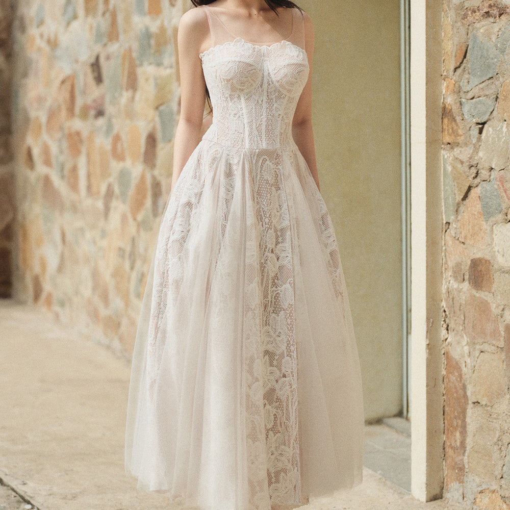 Grace A-line Midi Dress - MEAN BLVD