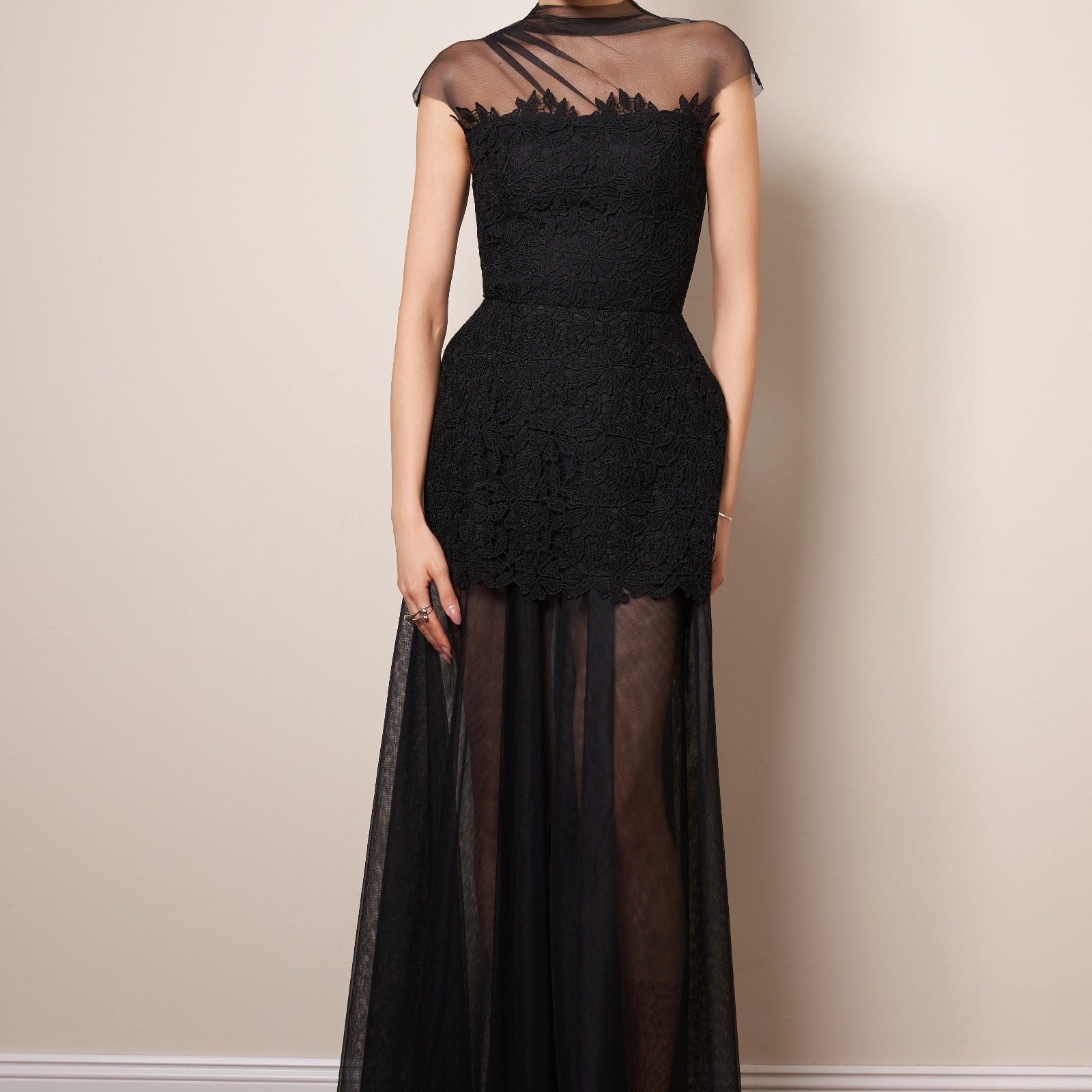 Grace Illusion Maxi Dress - MEAN BLVD