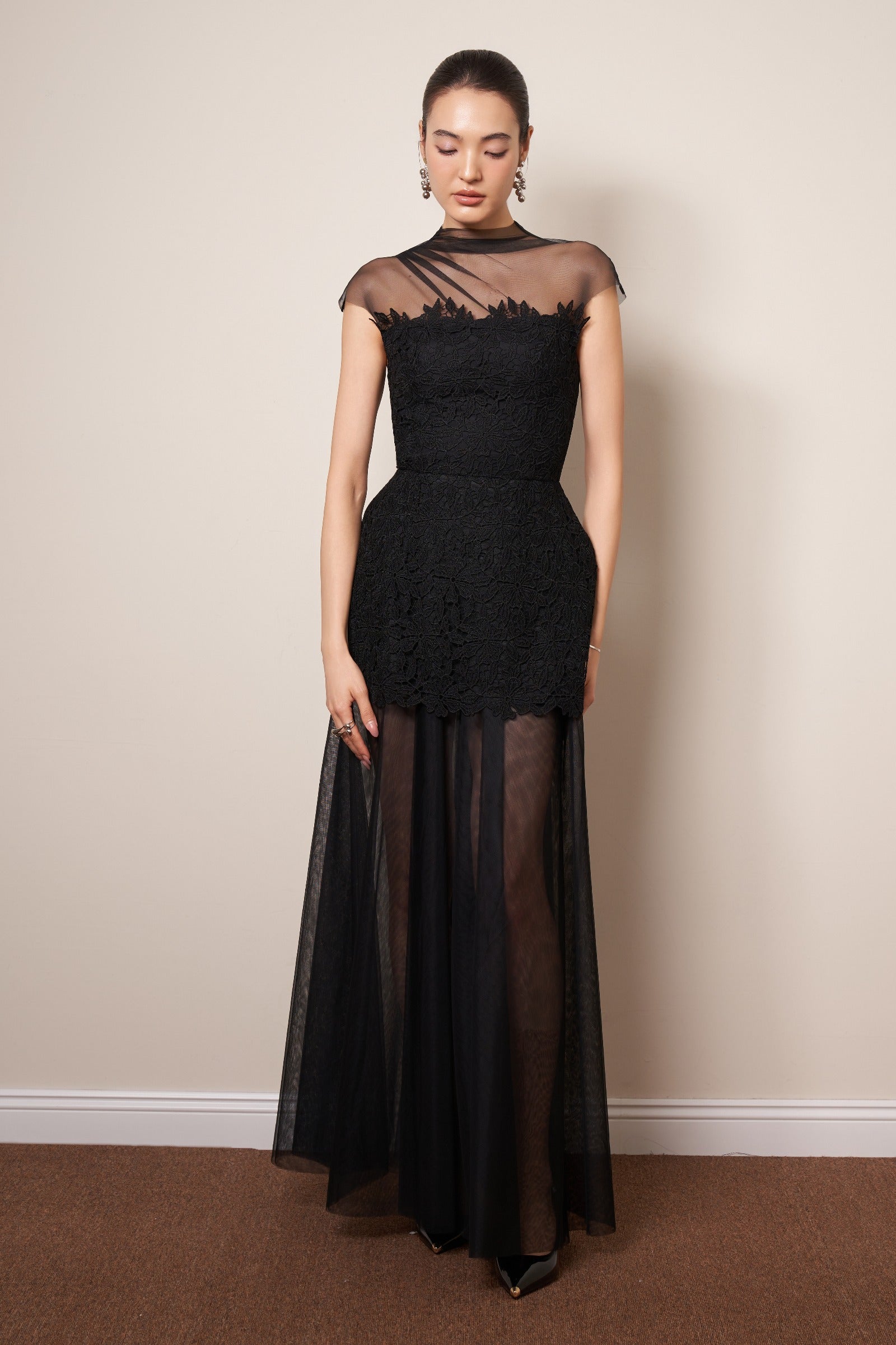 Grace Illusion Maxi Dress - MEAN BLVD