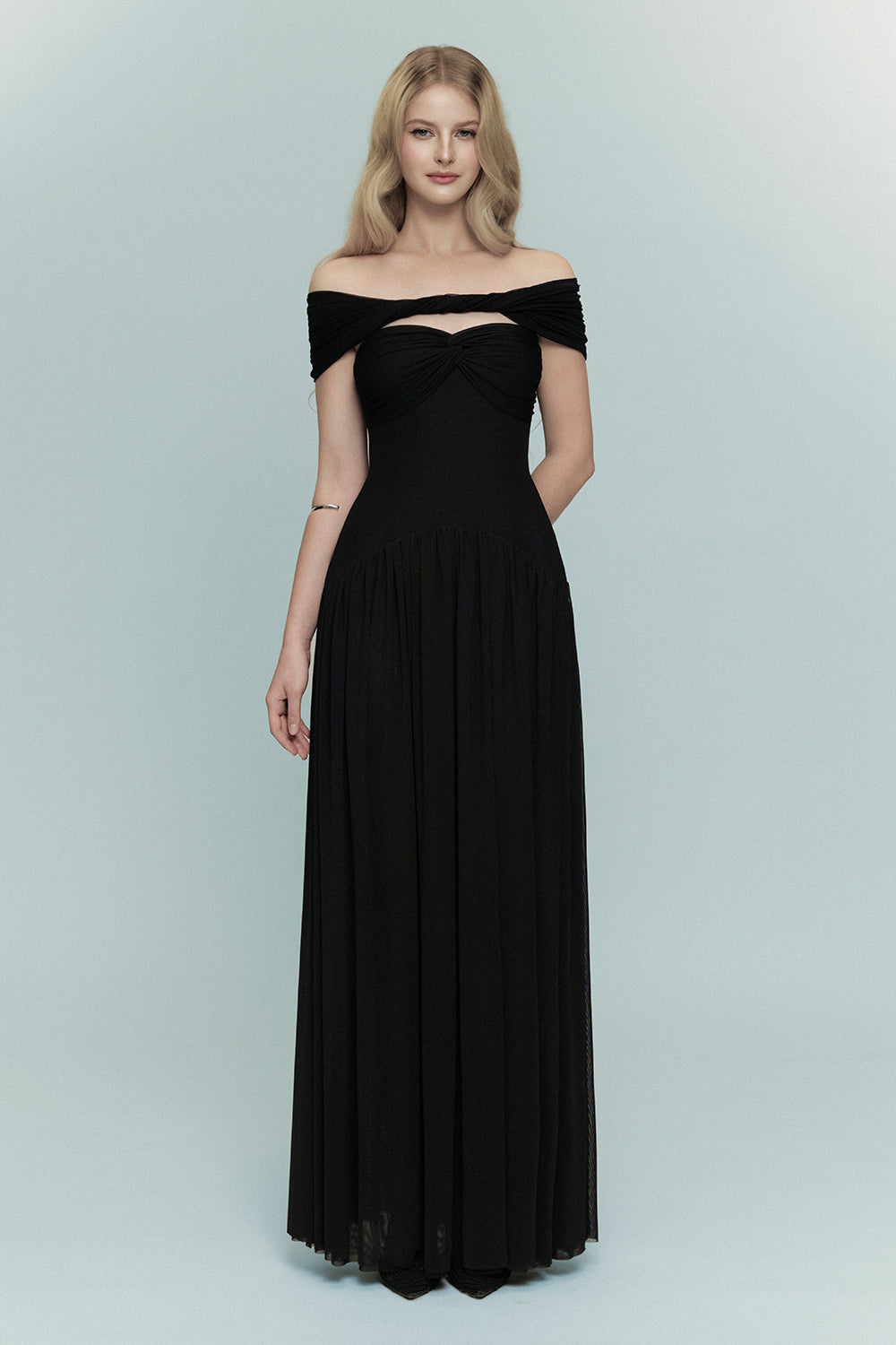 Gracie Off-Shoulder Maxi Dress - MEAN BLVD
