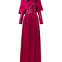 Fleuris Cropped Pleated Satin Cape