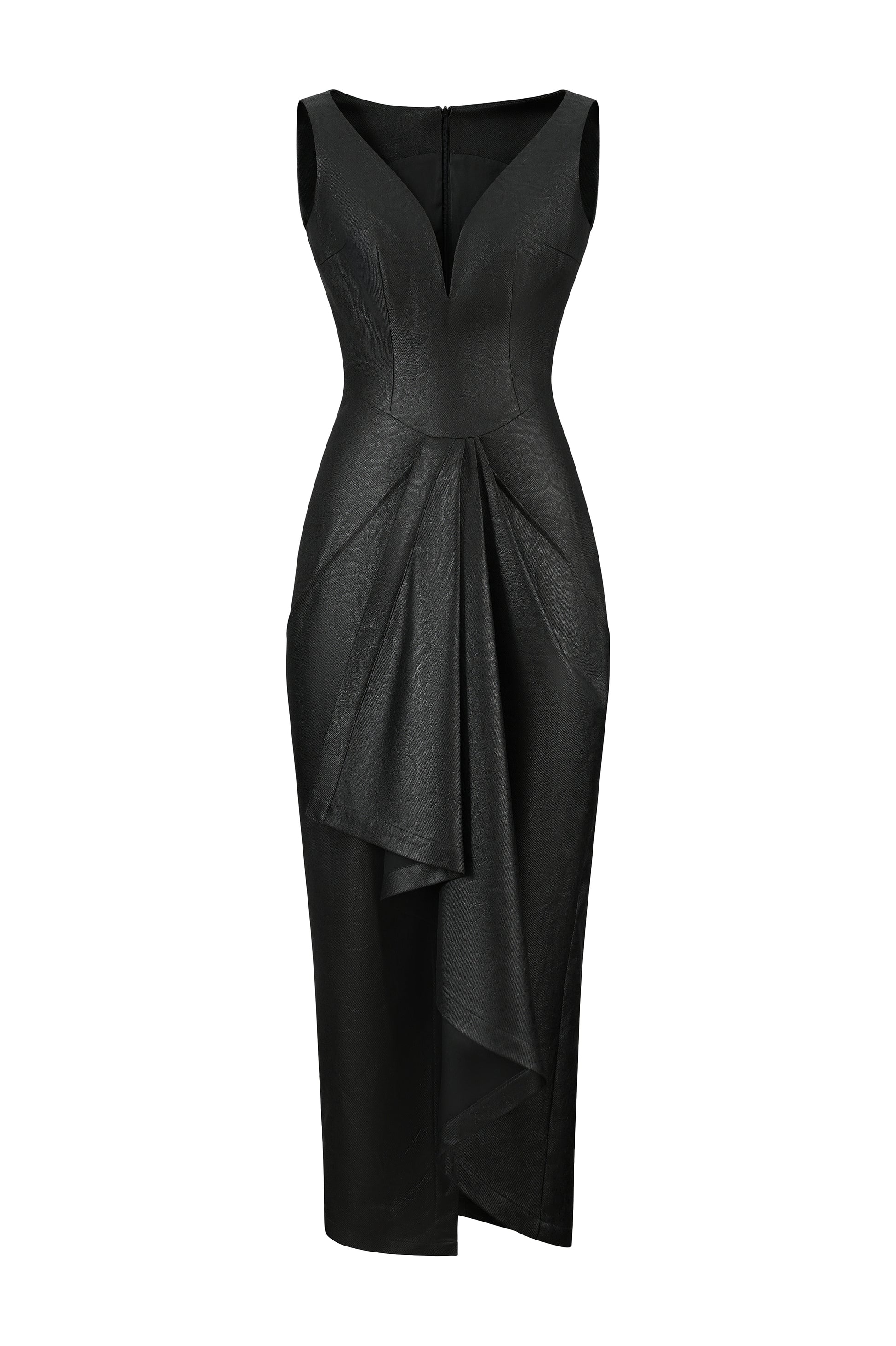 Cela V-Neck Midi Dress