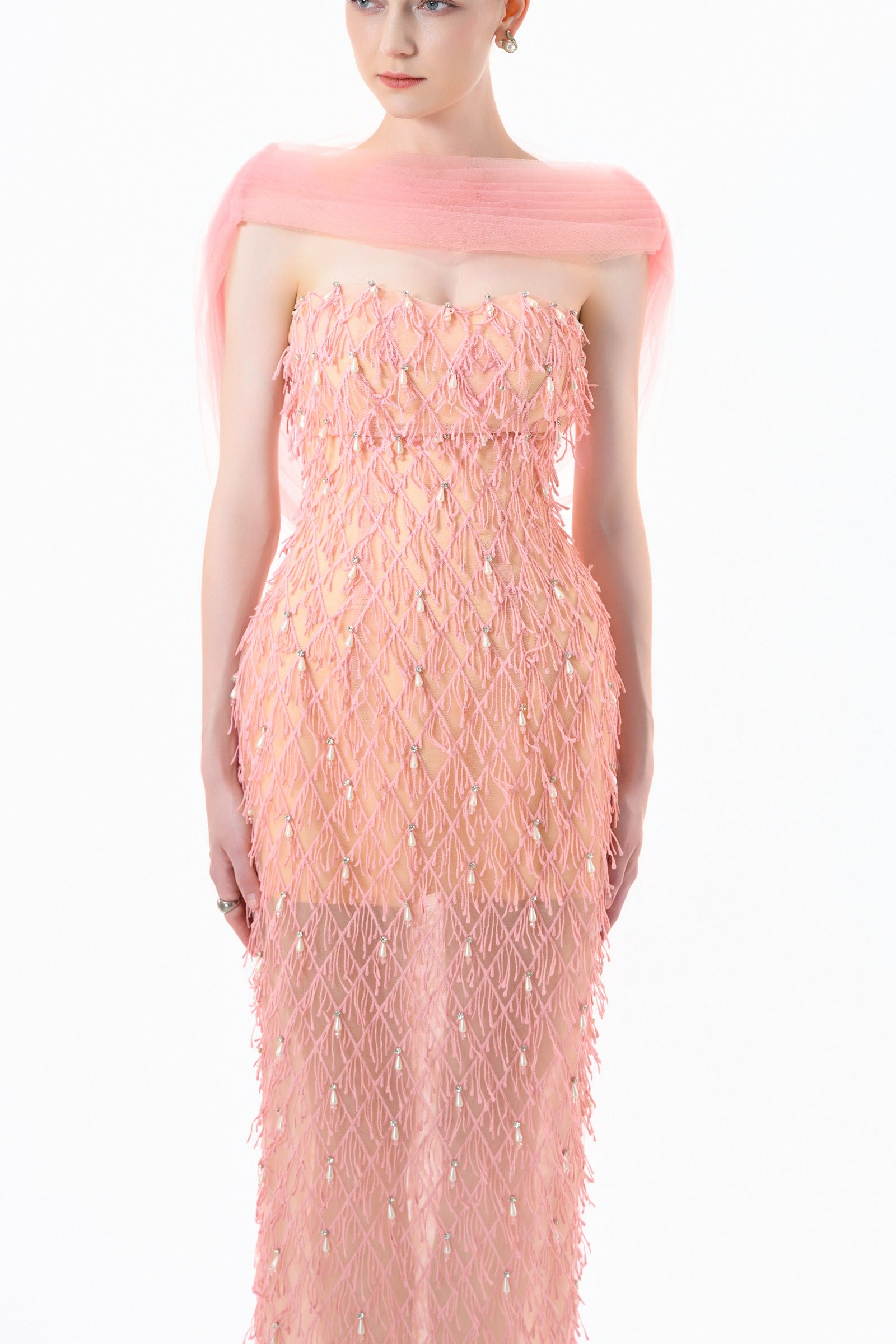 Lune Fringe Maxi Dress