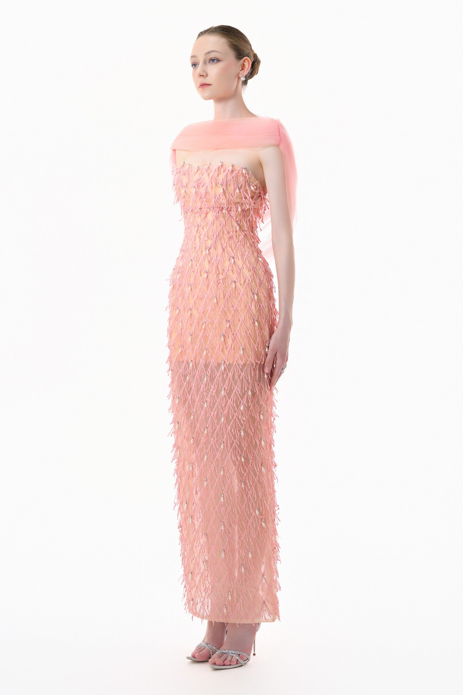Lune Fringe Maxi Dress