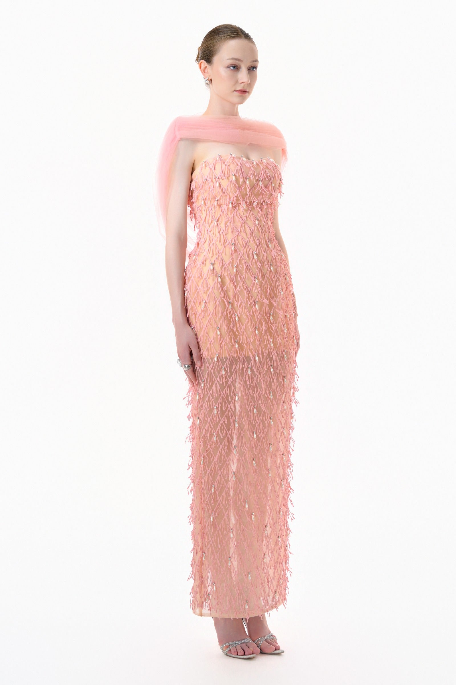 Lune Fringe Maxi Dress