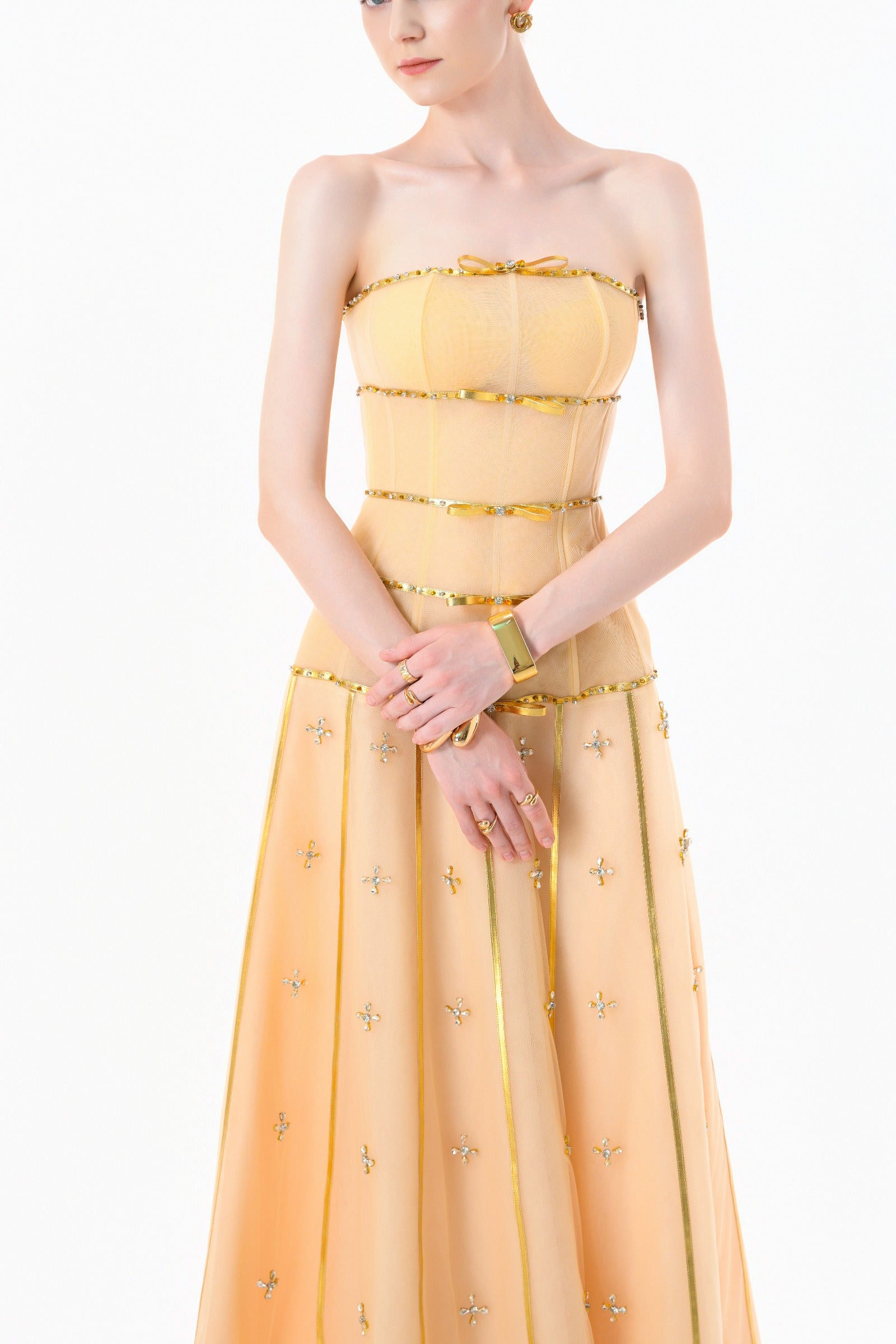 Neve Straight Across Maxi Dress