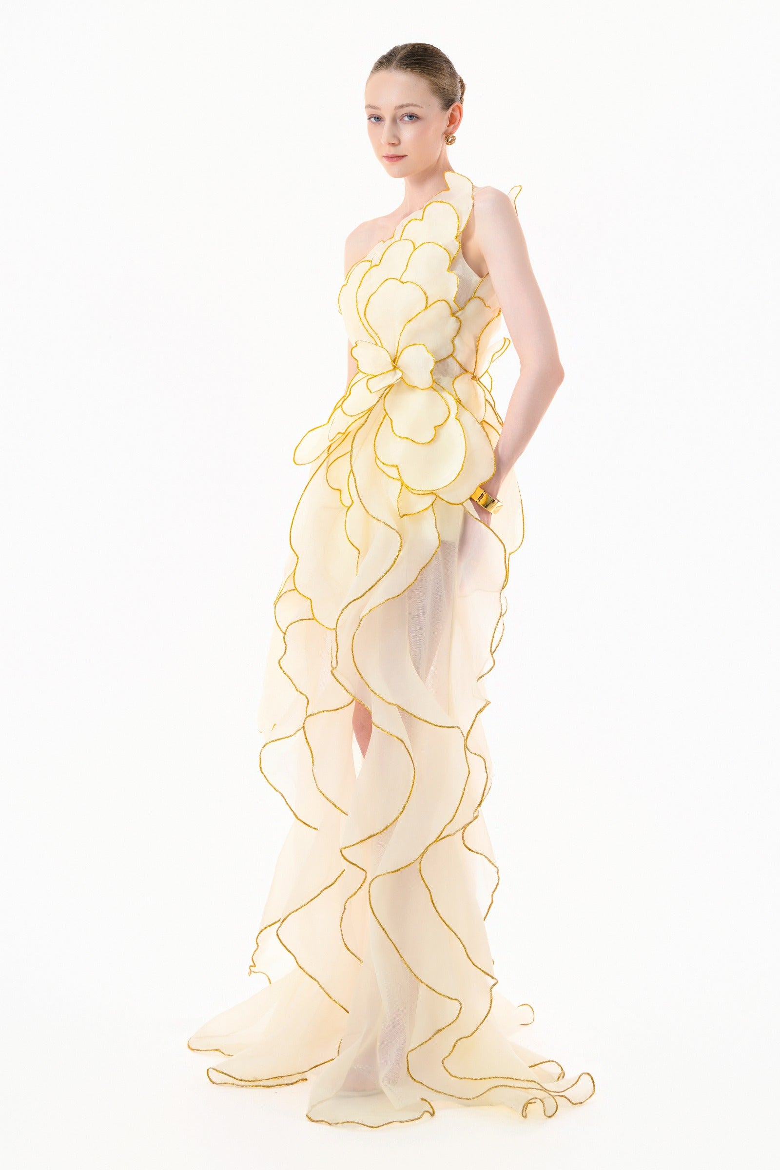 Liora One Shoulder Maxi Dress
