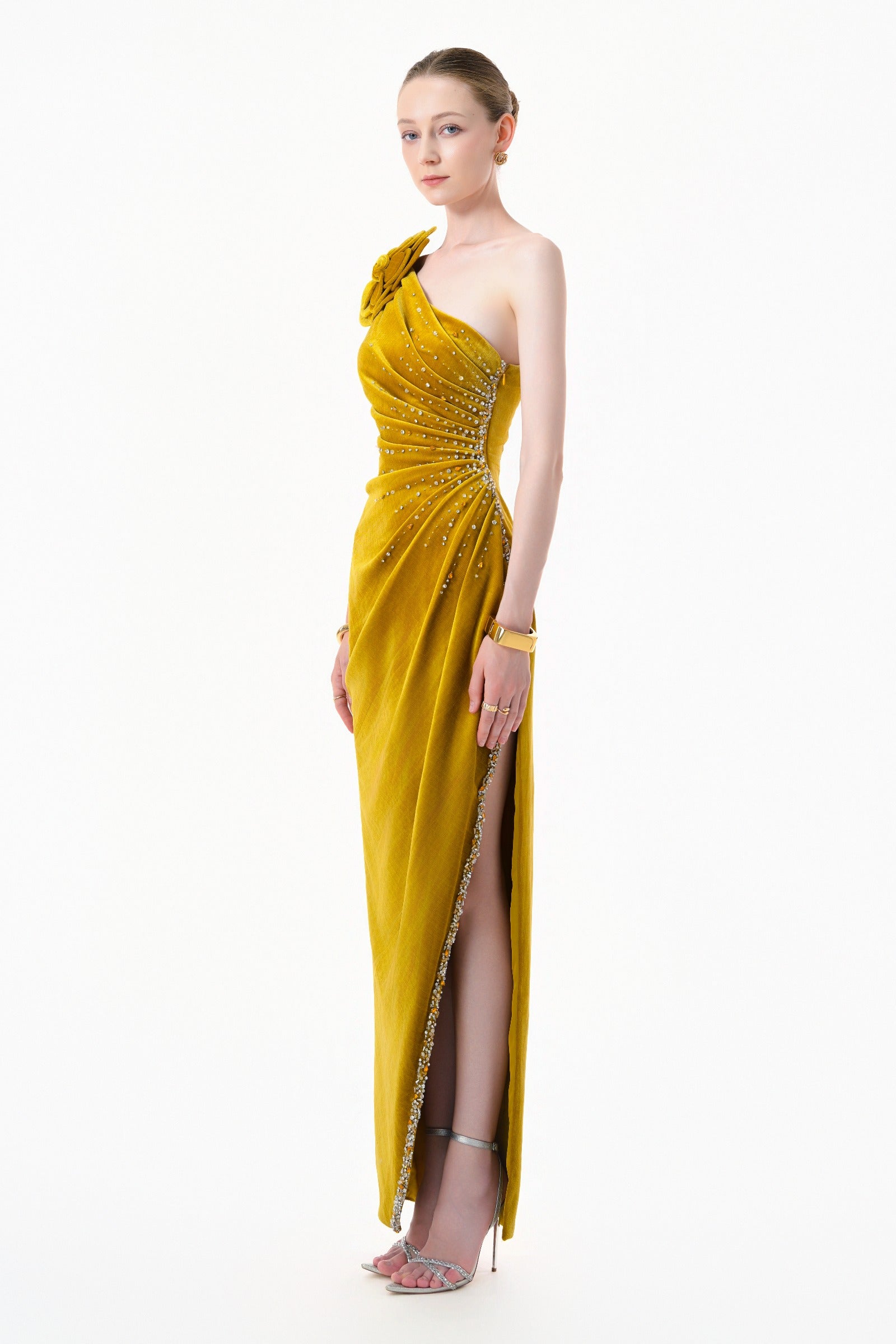 Elyn One Shoulder Maxi Dress