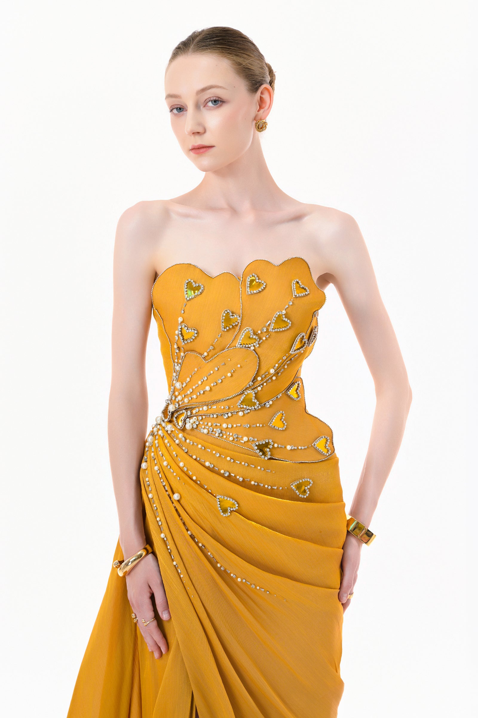 Vire Draped Maxi Dress