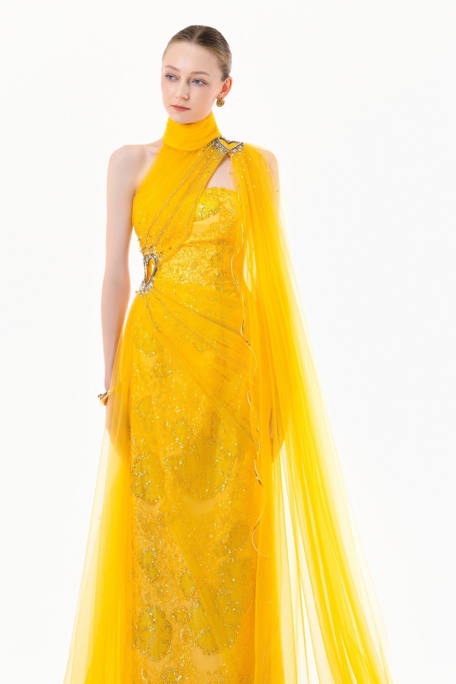 Ione High Neck Maxi Dress