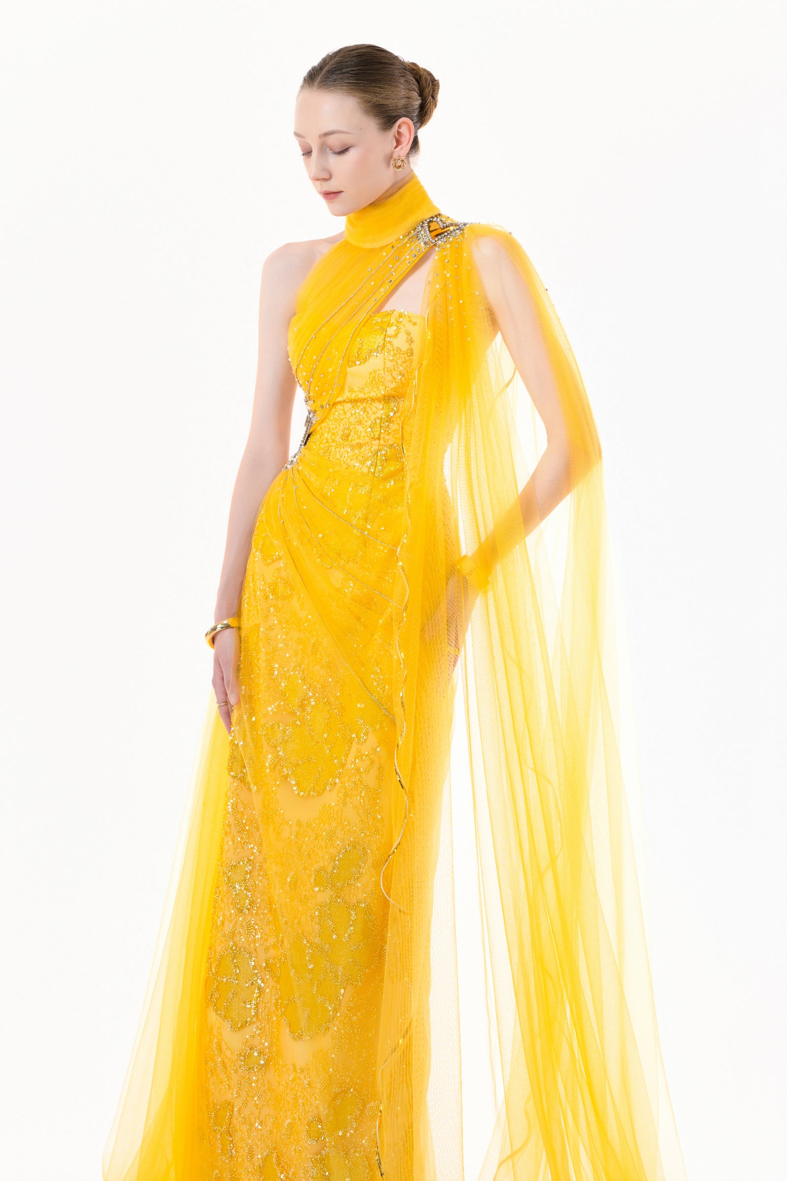 Ione High Neck Maxi Dress