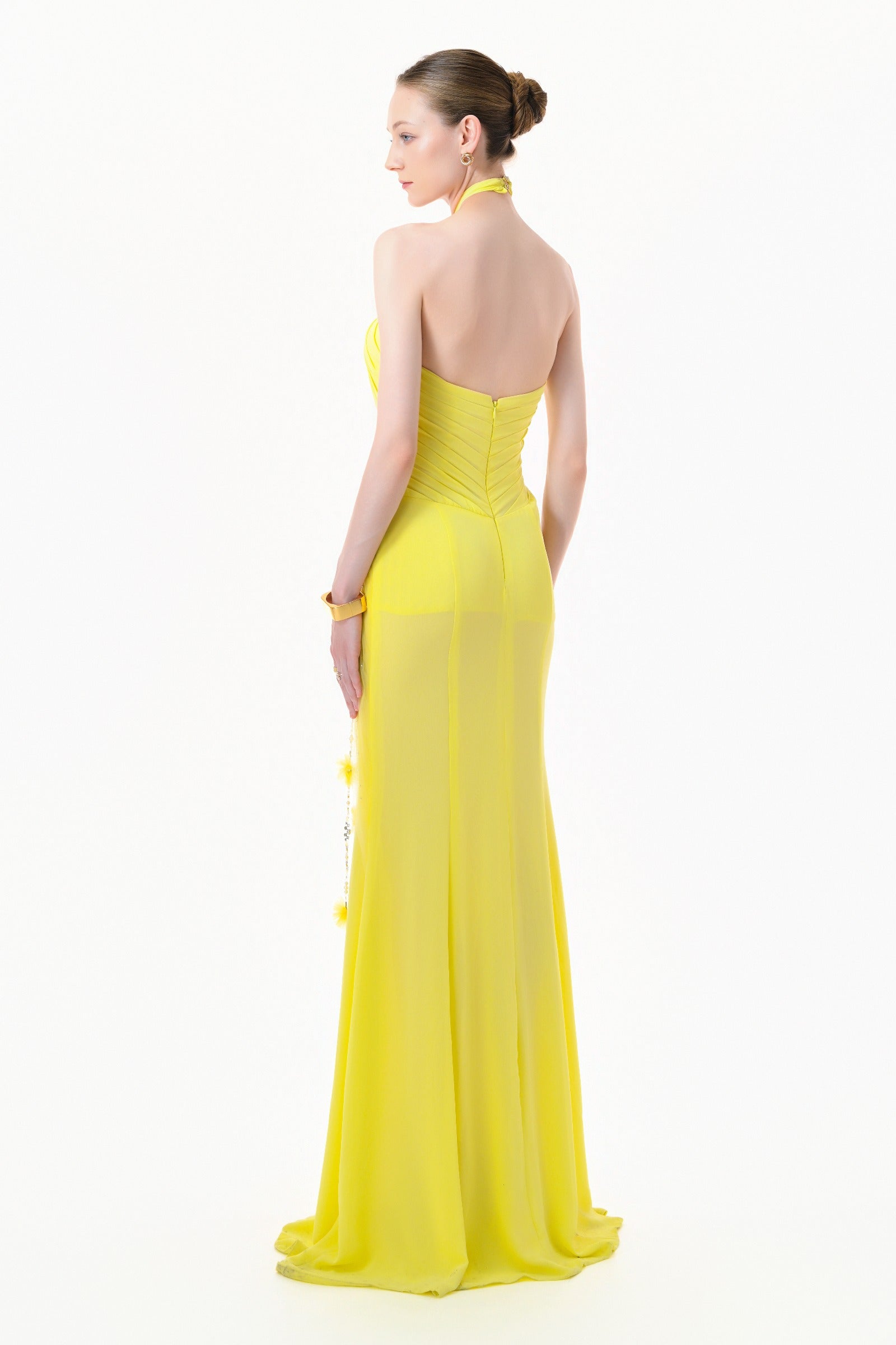 Elys Halter Maxi Dress