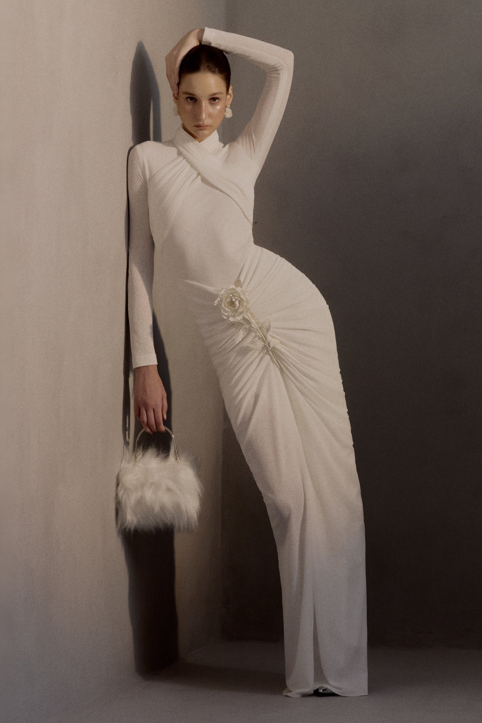 Armetis Ruched Maxi Dress