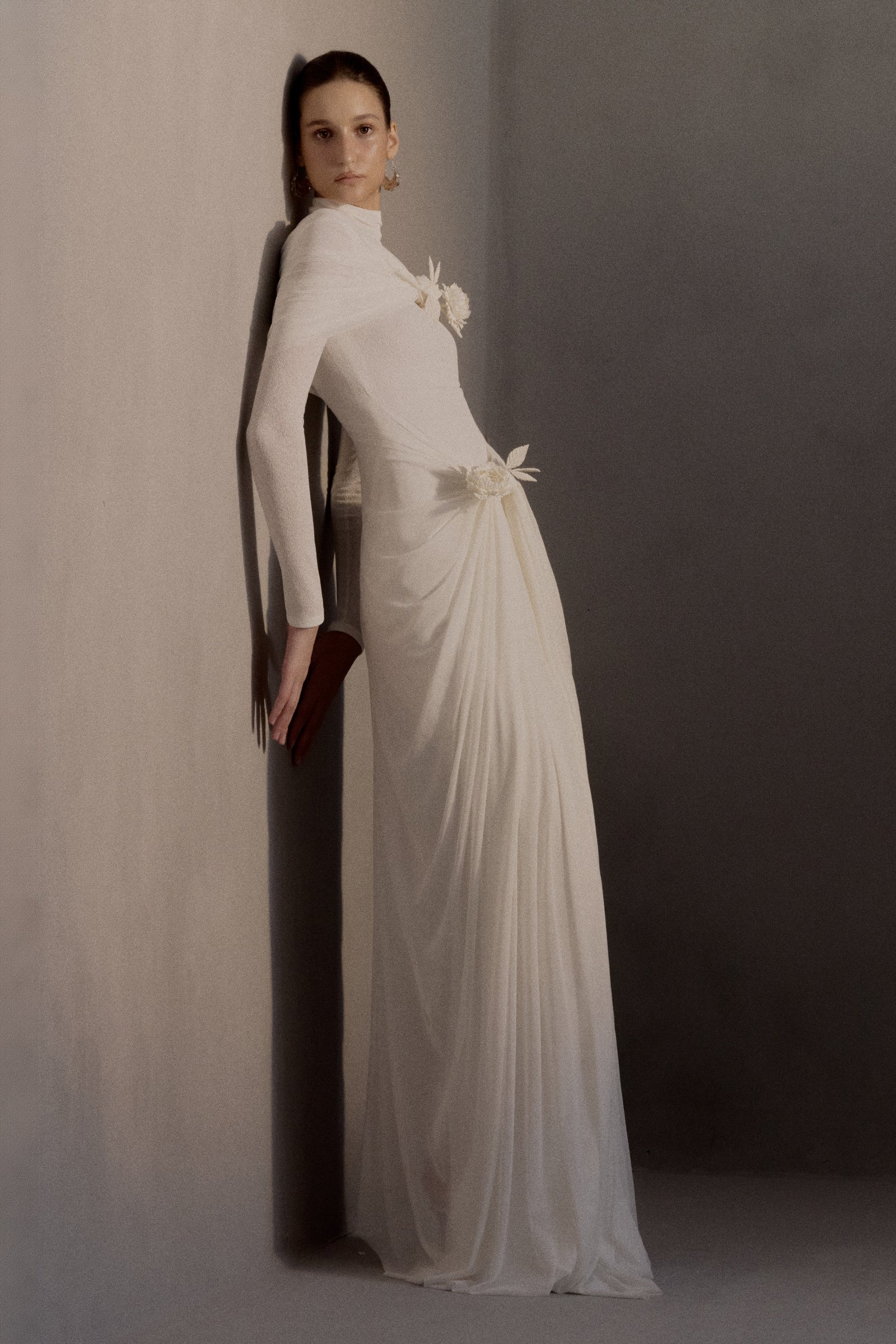 Jacqueline Turtle Neck Maxi Dress