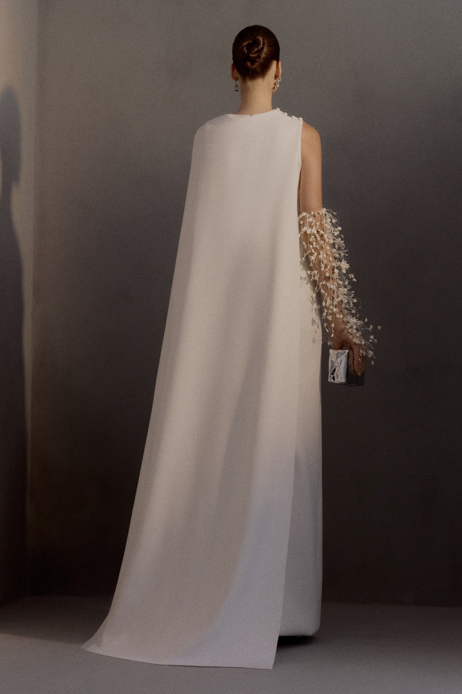 Demeter Cape Sleeve Maxi Dress