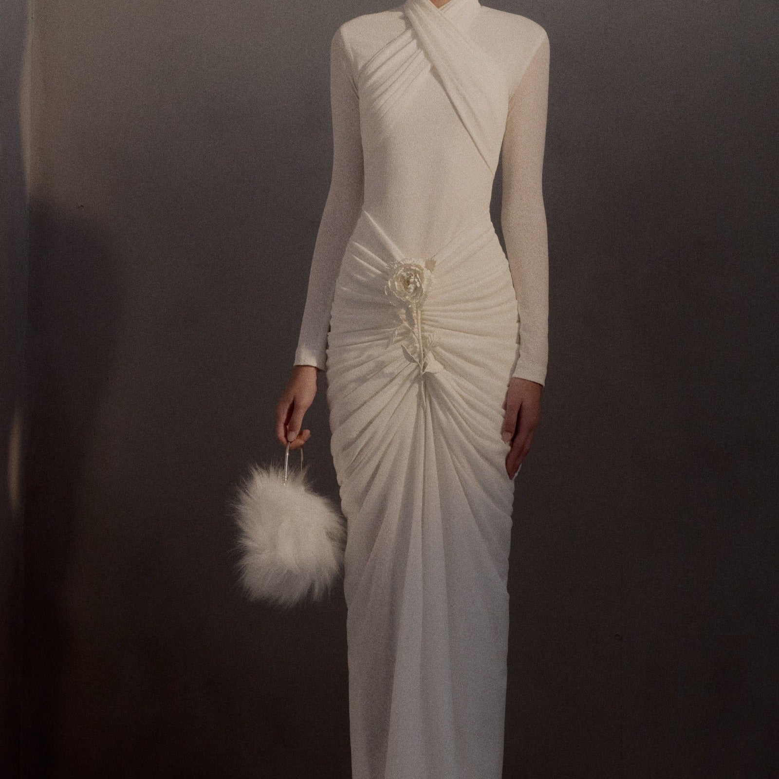 Armetis Ruched Maxi Dress