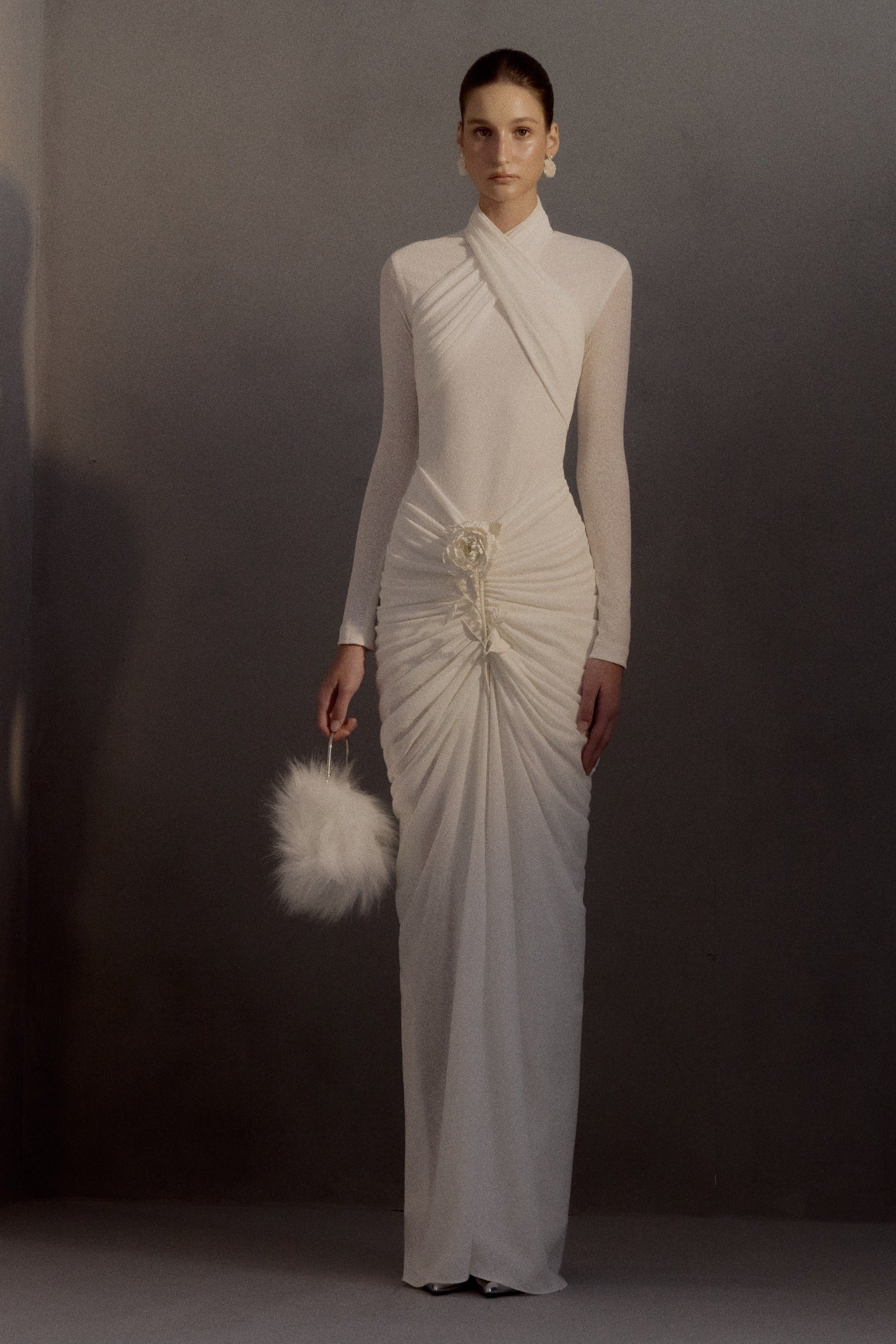 Armetis Ruched Maxi Dress
