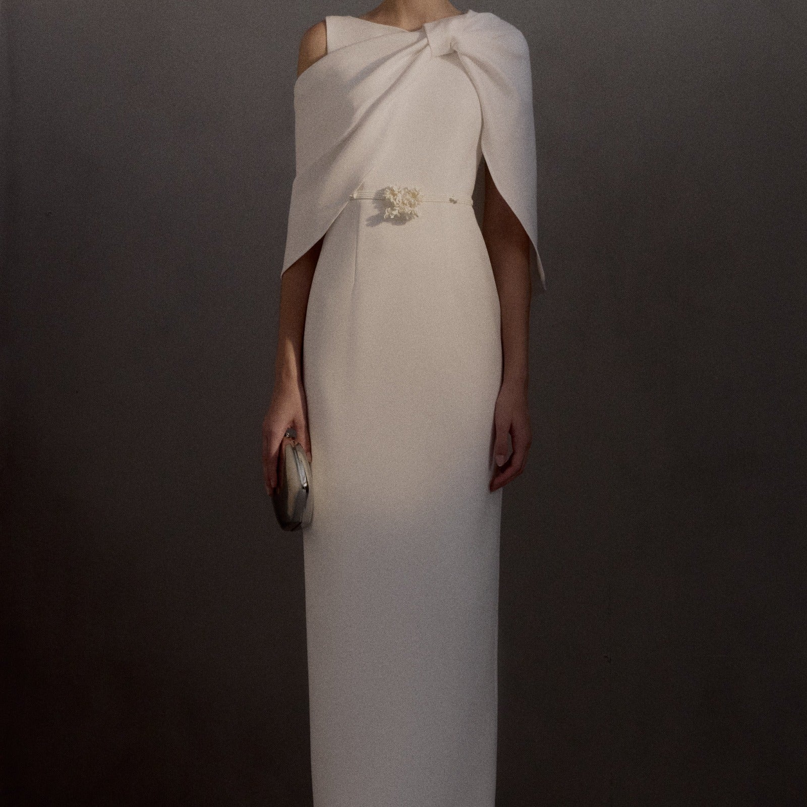 Pernella Asymmetric Neck Maxi Dress