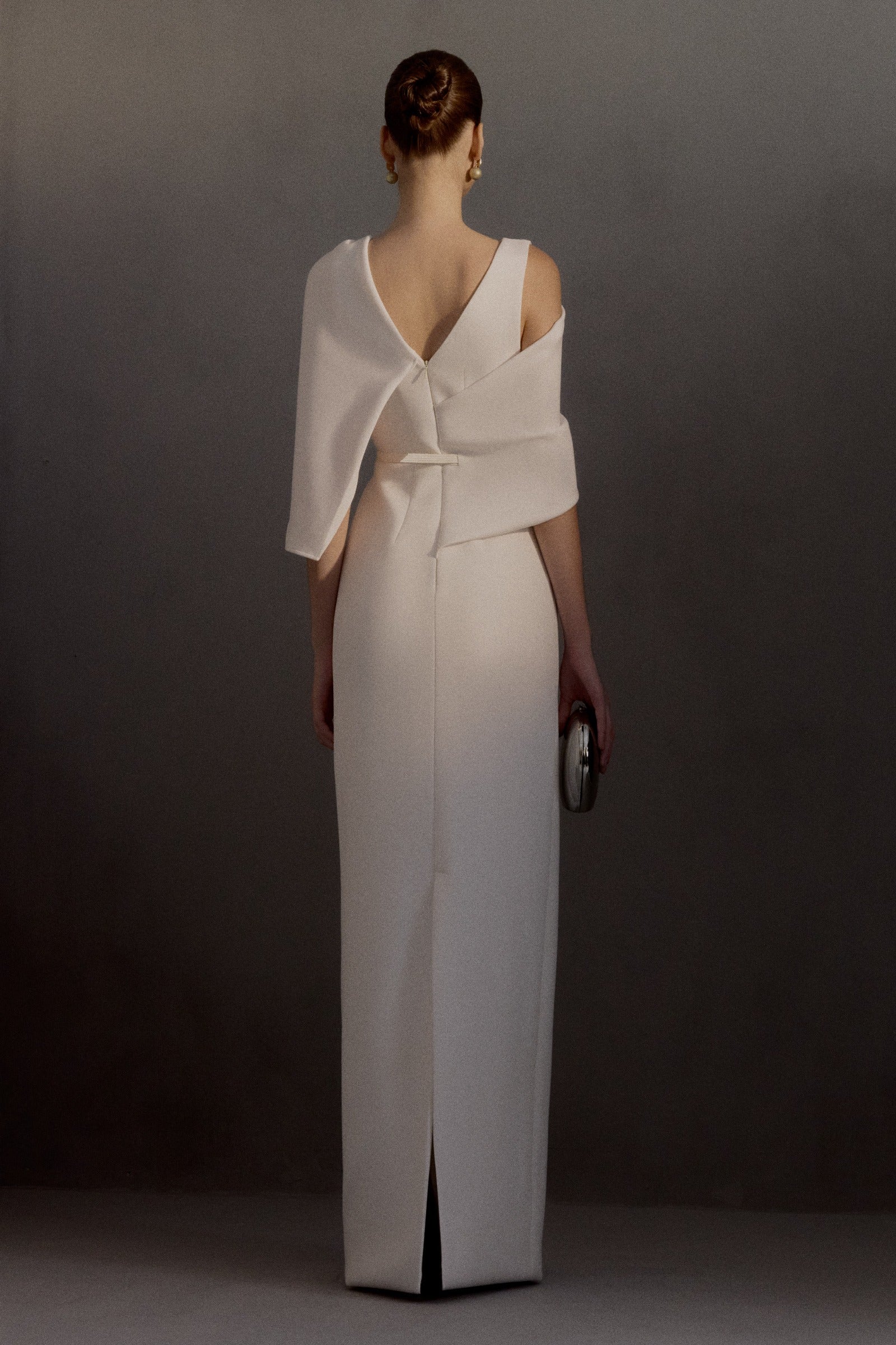 Pernella Asymmetric Neck Maxi Dress