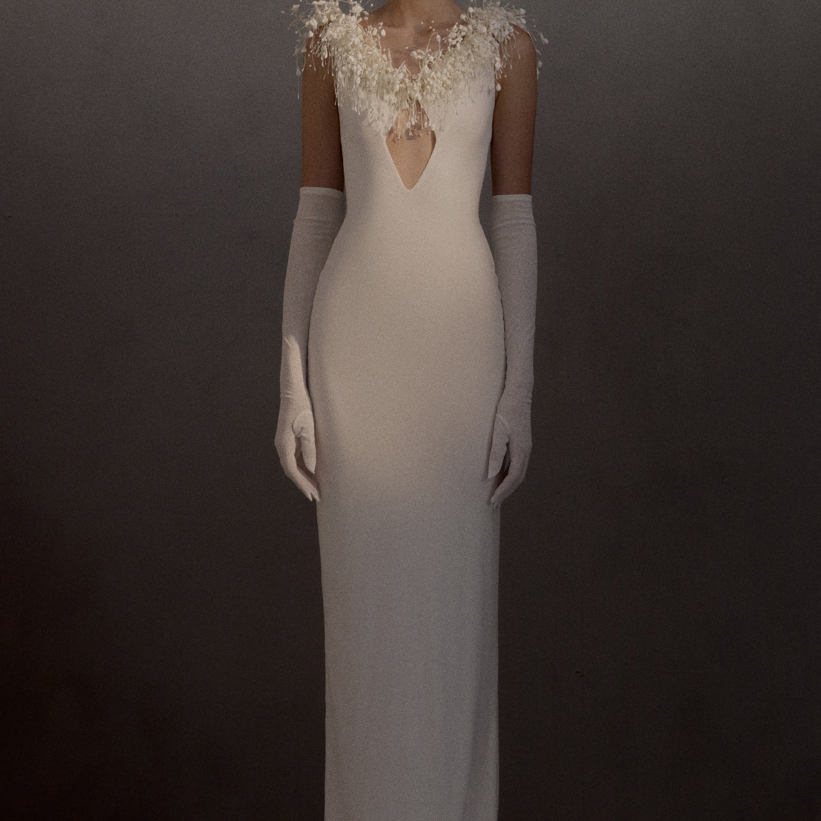 Envious Feather Maxi Dress
