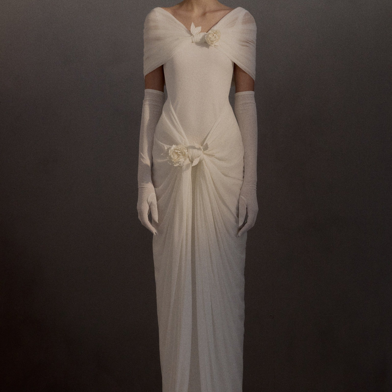 Francesca Draped Maxi Dress
