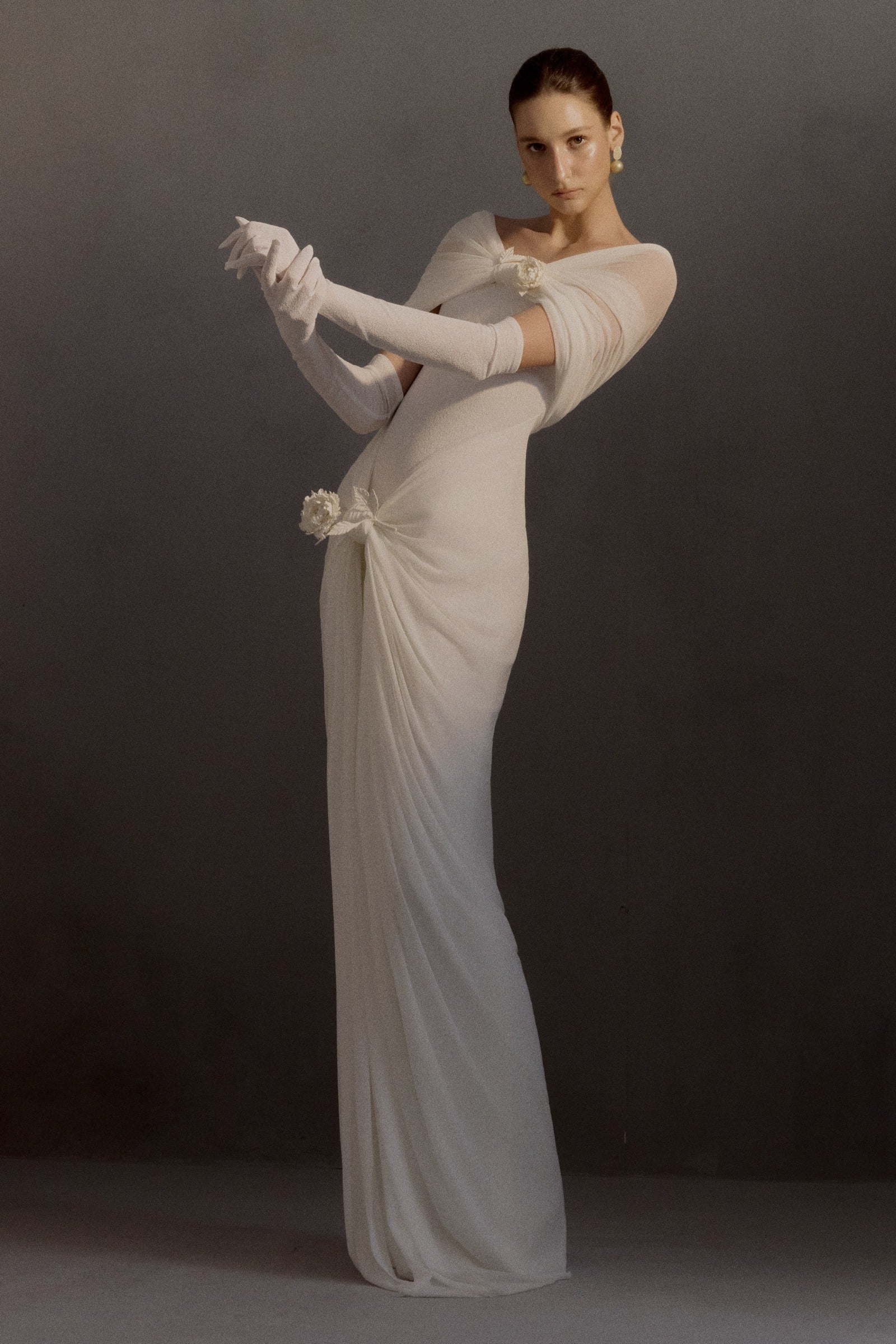 Francesca Draped Maxi Dress