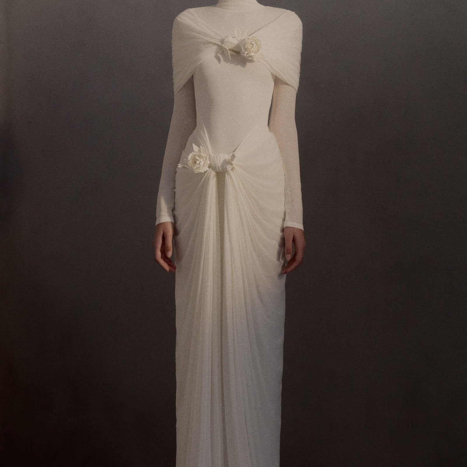 Jacqueline Turtle Neck Maxi Dress