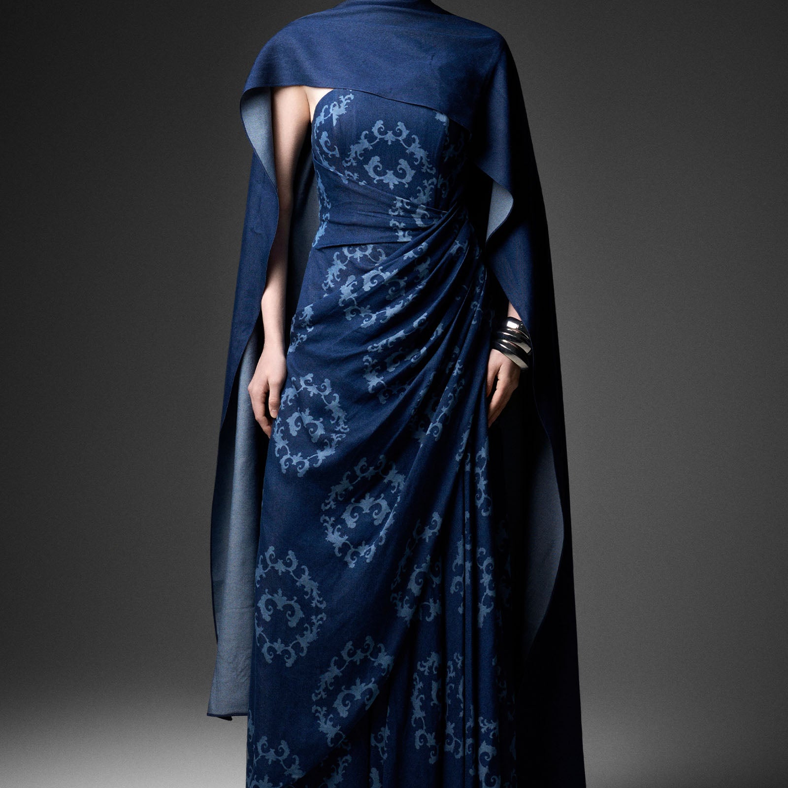 Halcyon Asymmetric Neck Maxi Dress - MEAN BLVD