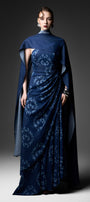 Halcyon Asymmetric Neck Maxi Dress - MEAN BLVD