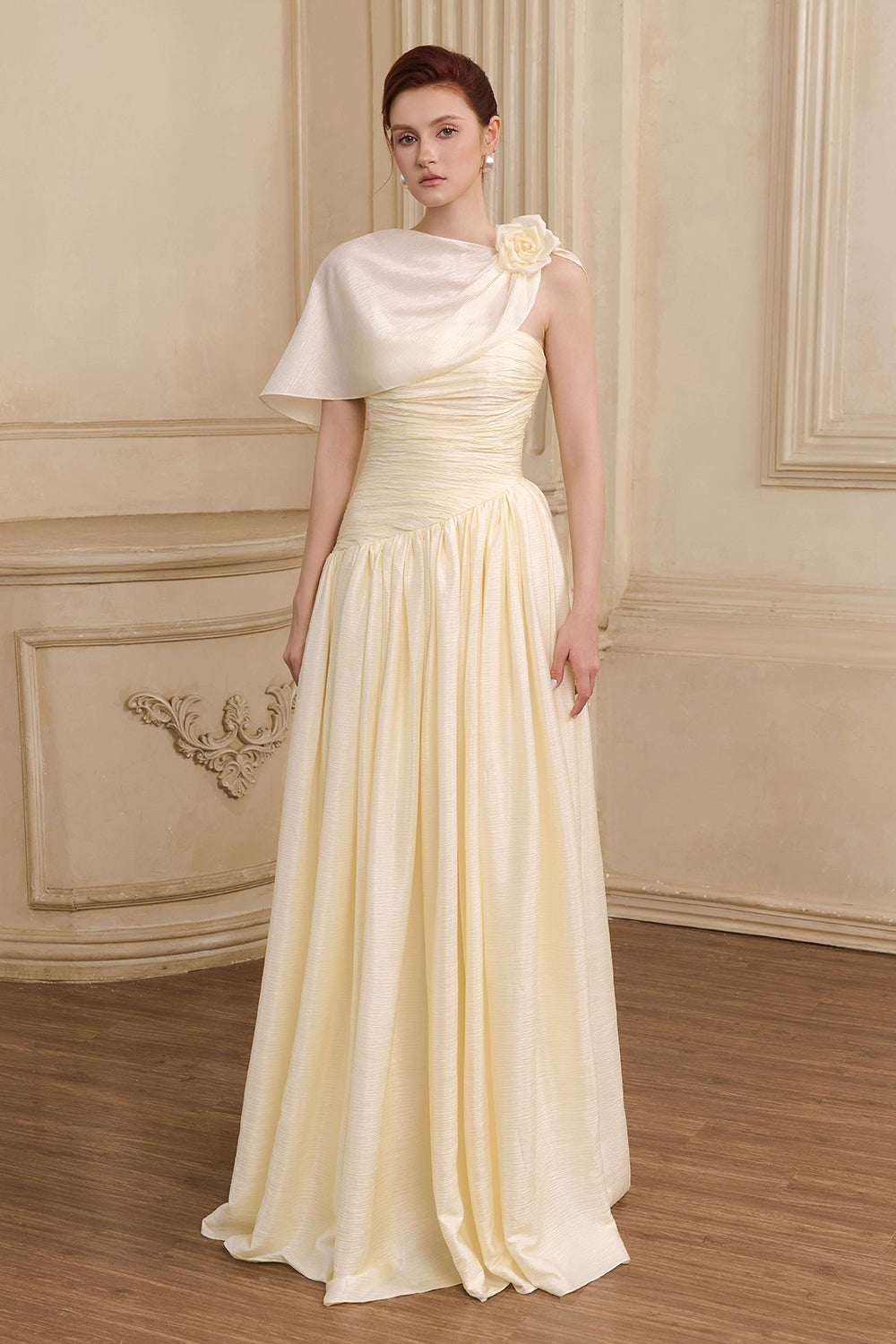 Hallie Ruched Maxi Dress - MEAN BLVD