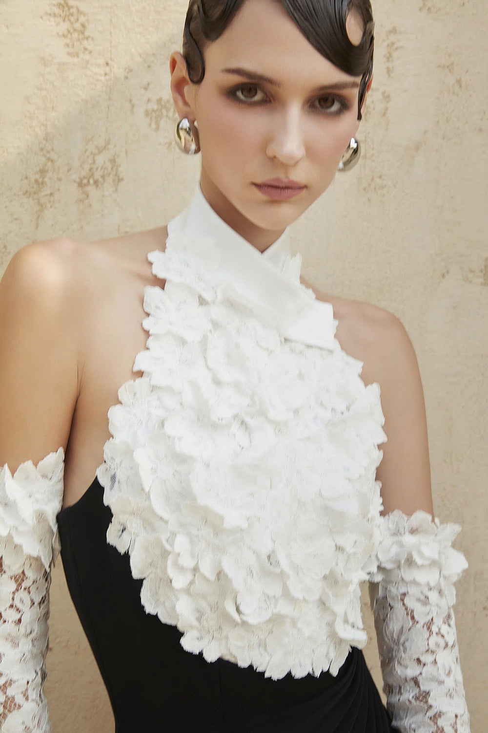 Hamilton Halter Neck Pleated Maxi Dress - MEAN BLVD