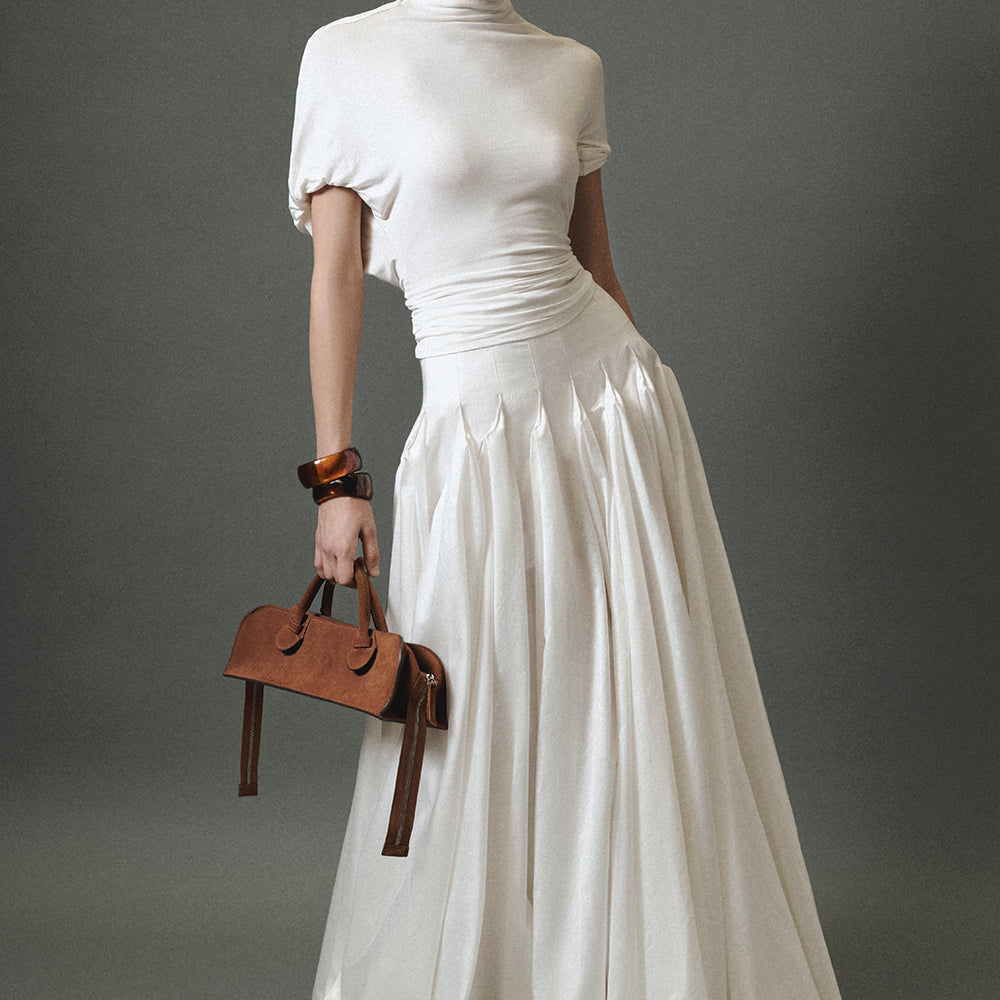 Hanami Pin Tuck Skirt - MEAN BLVD