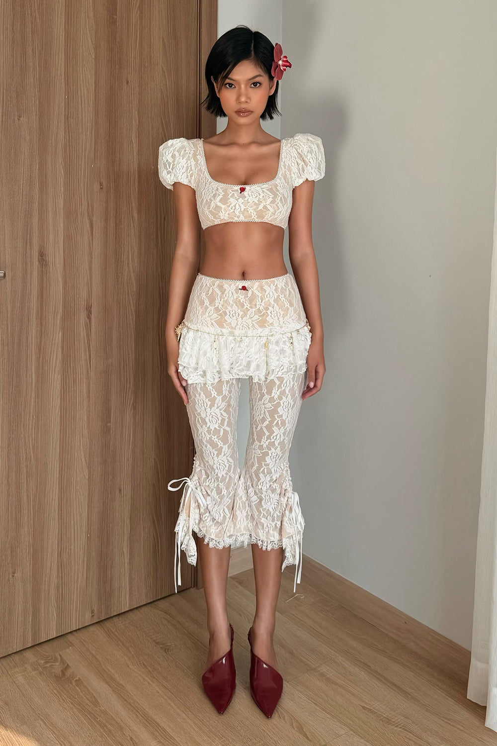 Heatwave Ruffle Pants - MEAN BLVD