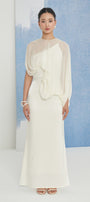 Hebe Asymmetric Sleeve Maxi Dress - MEAN BLVD