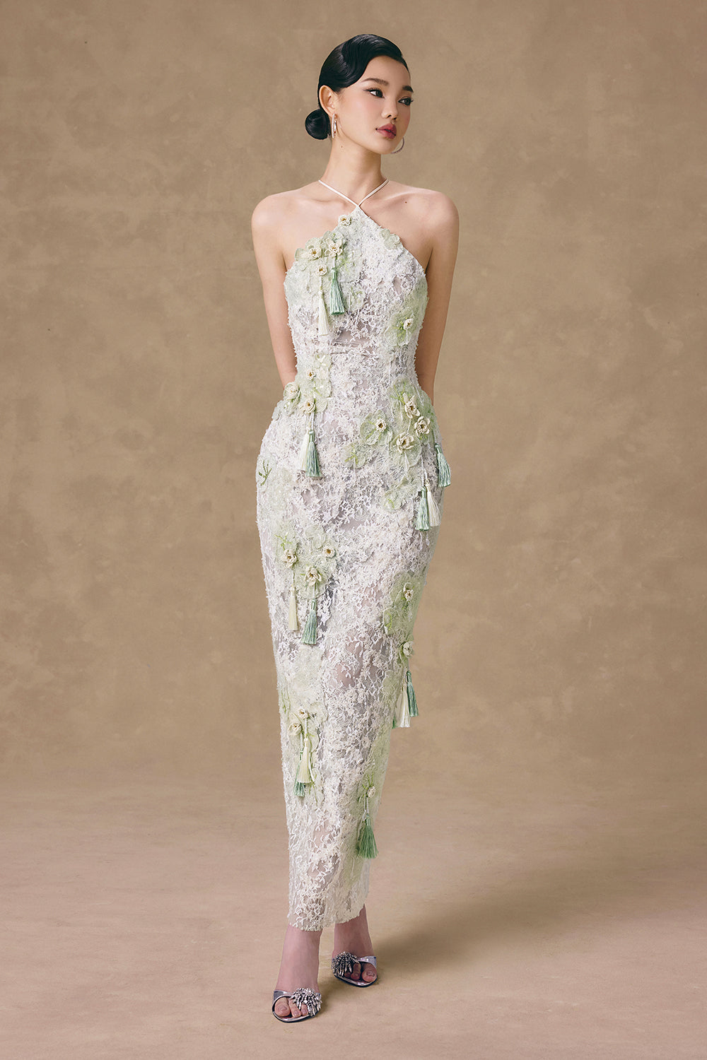 Hebe Halter Maxi Dress - MEAN BLVD