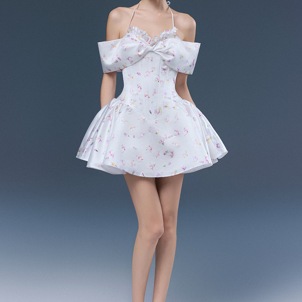 Hebe Halter Mini Dress - MEAN BLVD