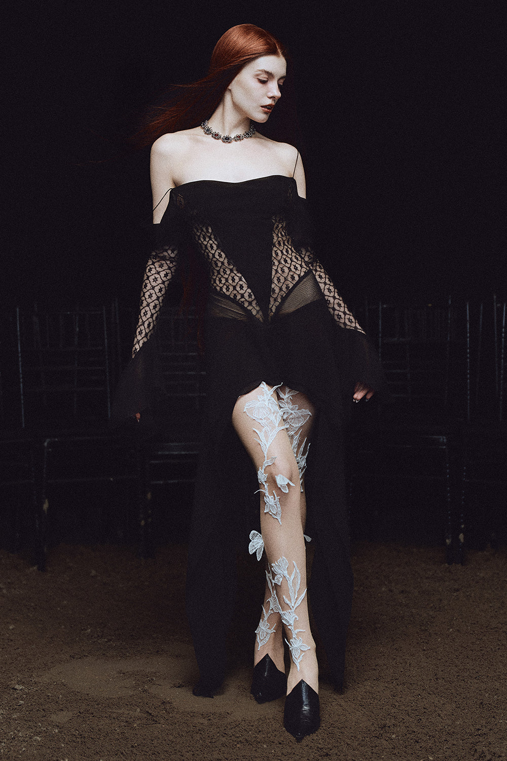 Hecate Applique Tights - MEAN BLVD