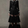 Lizzie A-line Layered Mesh Maxi Skirt