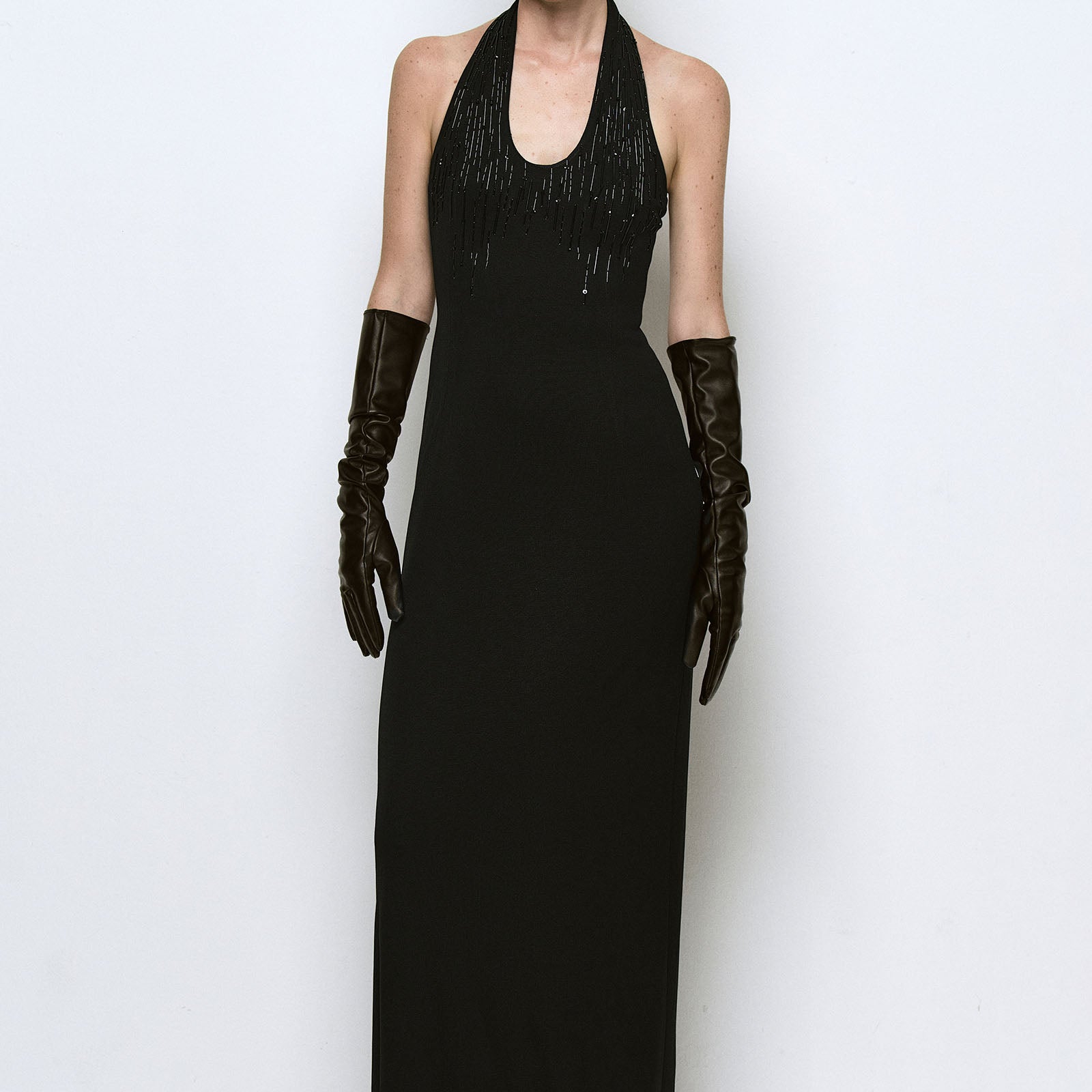 Helen Halter Maxi Dress - MEAN BLVD