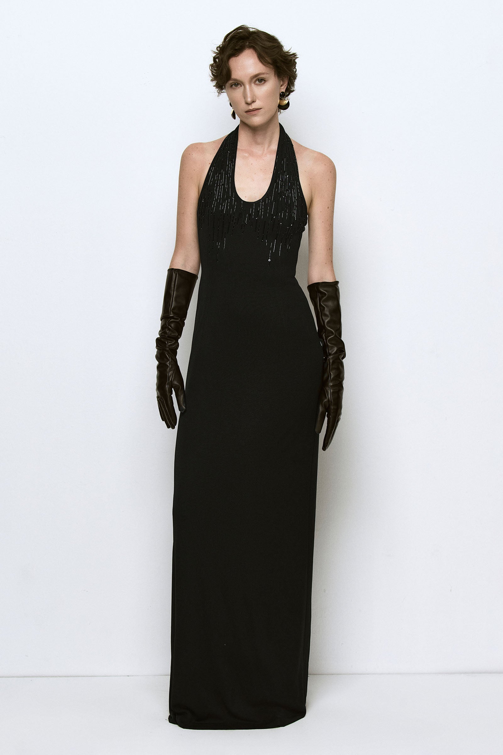 Helen Halter Maxi Dress - MEAN BLVD