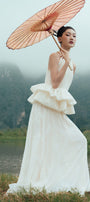 Hoa Anh Peplum Maxi Dress - MEAN BLVD