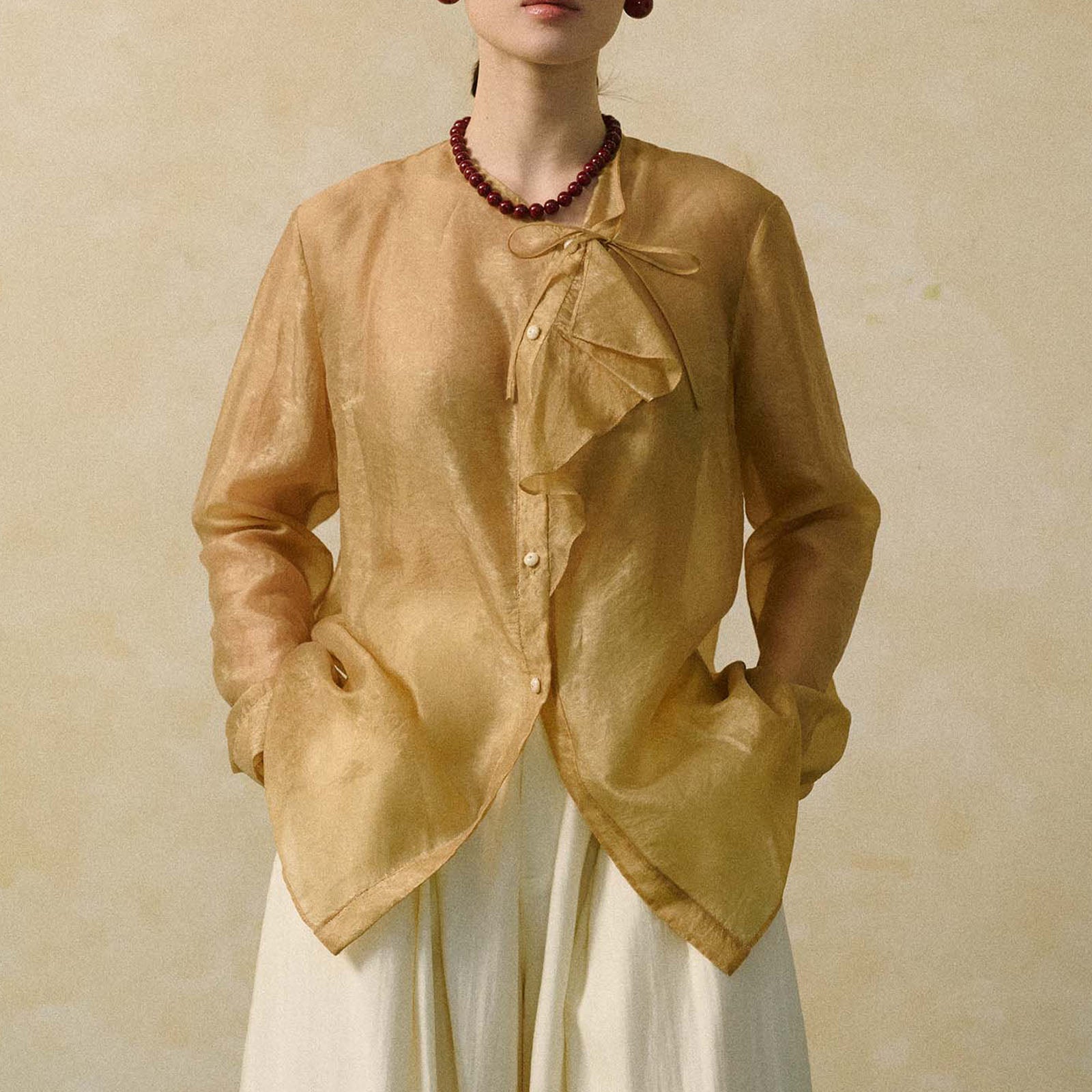 Hoang Yen Cuff Sleeve Shirt - MEAN BLVD