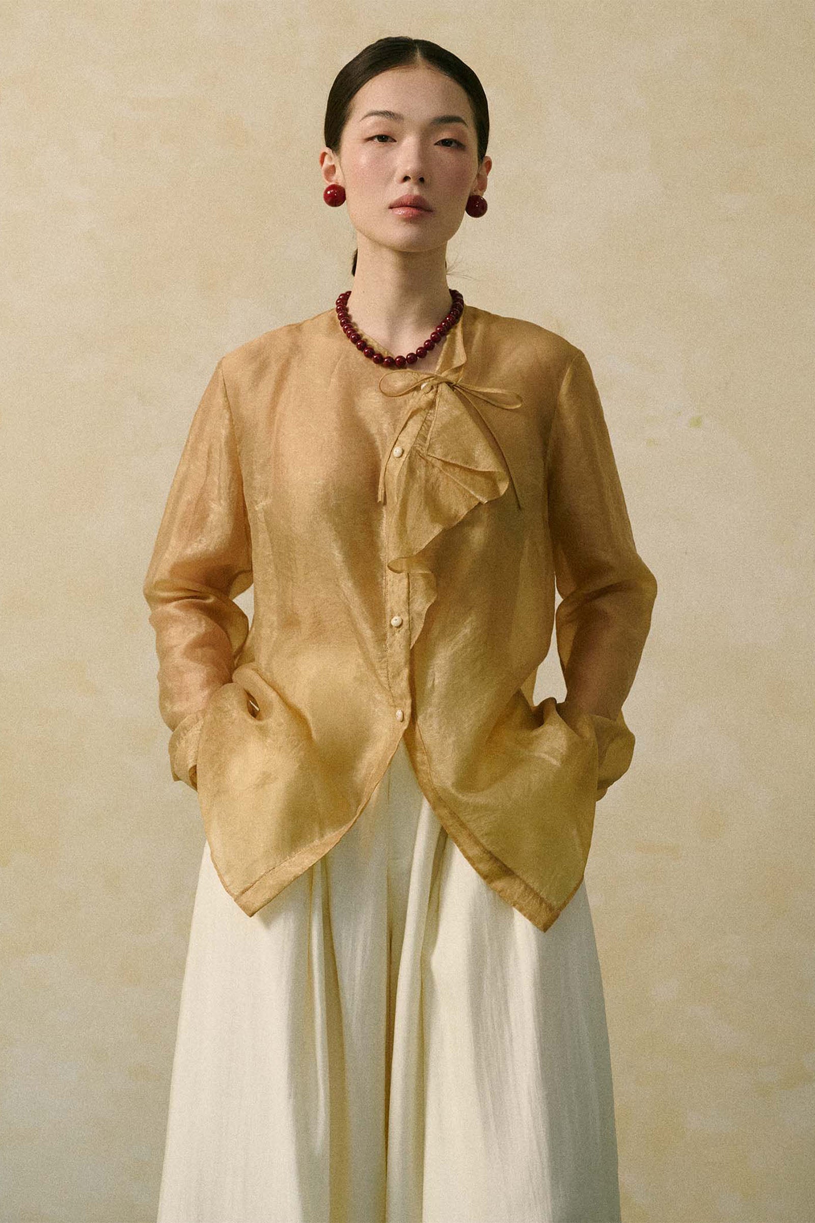 Hoang Yen Cuff Sleeve Shirt - MEAN BLVD