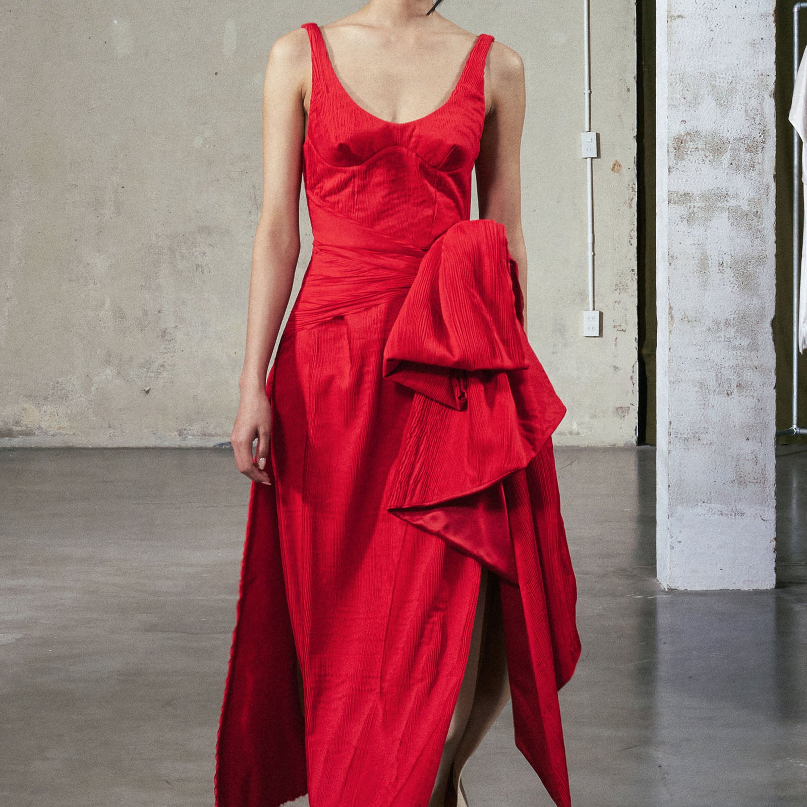 Hong Diem Asymmetric Midi Dress - MEAN BLVD