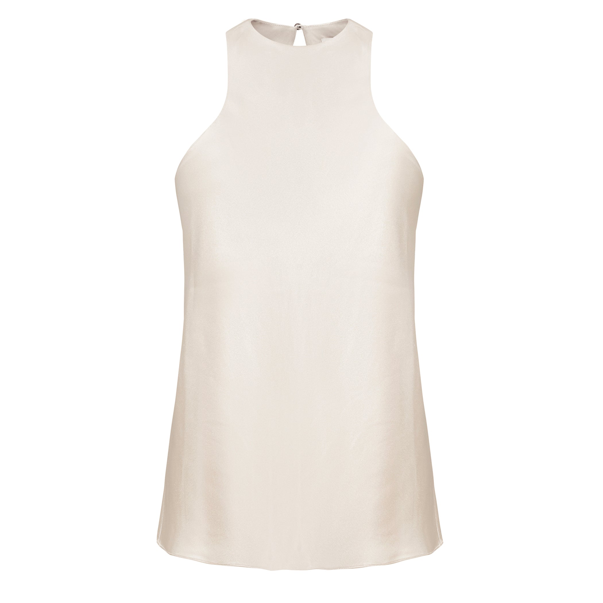 Guesde Straight Tank Sateen Top