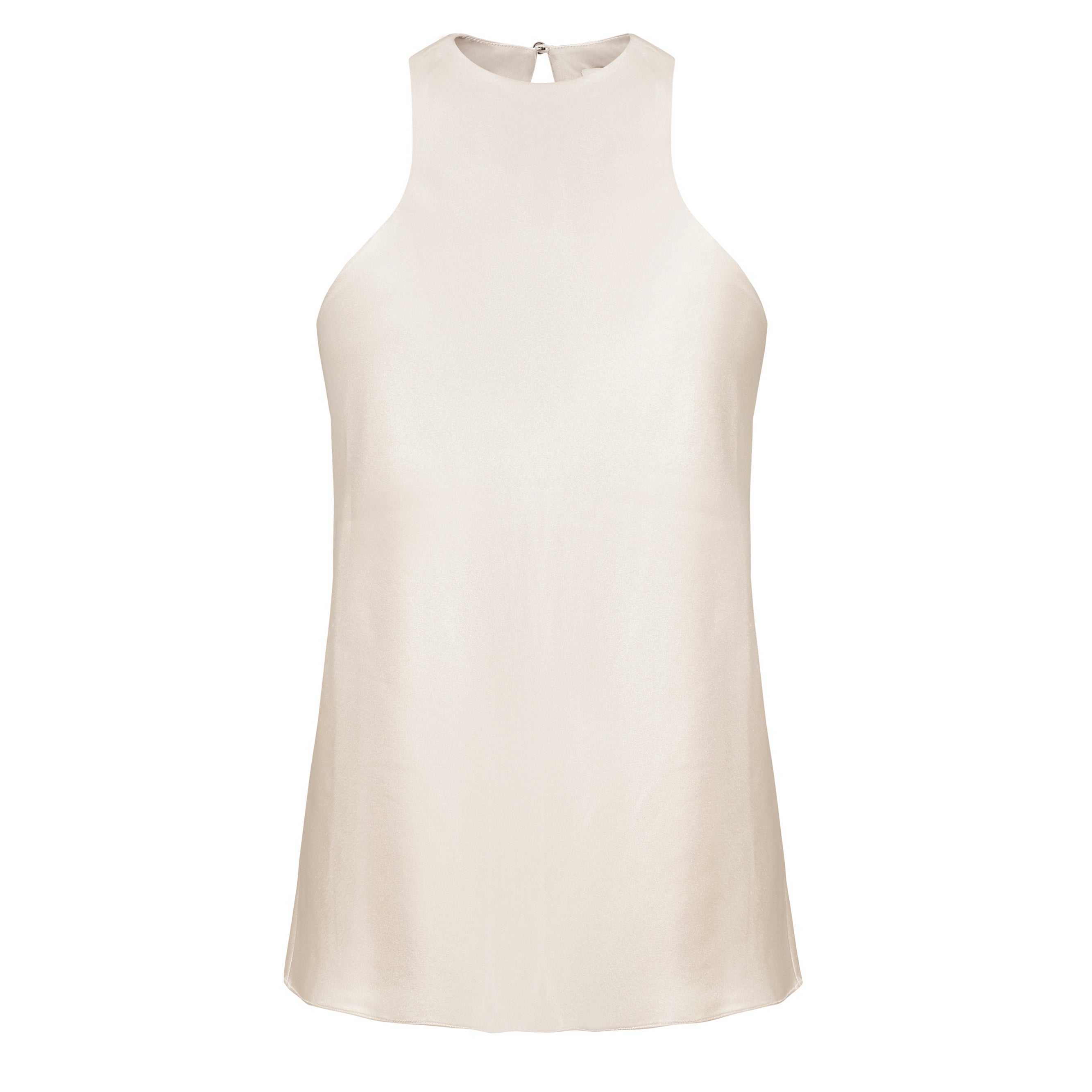 Guesde Straight Tank Sateen Top