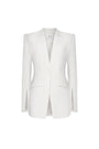 Creteil Straight Split Sleeved Crepe Blazer