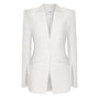 Creteil Straight Split Sleeved Crepe Blazer
